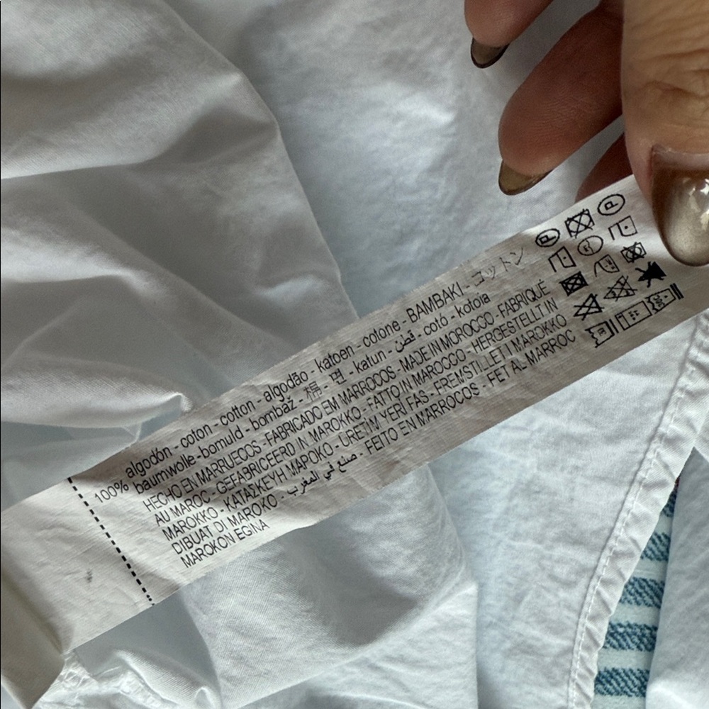 Zara White Womens Button Down Shirt - Picture 6 of 6